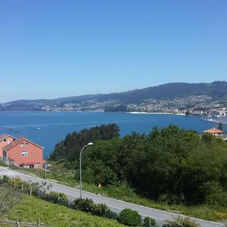 Apartamento Con Terraza Y Vistas Al Mar Bueu Bagian luar foto