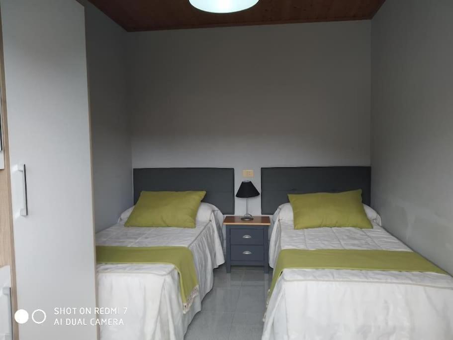 Apartamento Con Terraza Y Vistas Al Mar Bueu Bagian luar foto